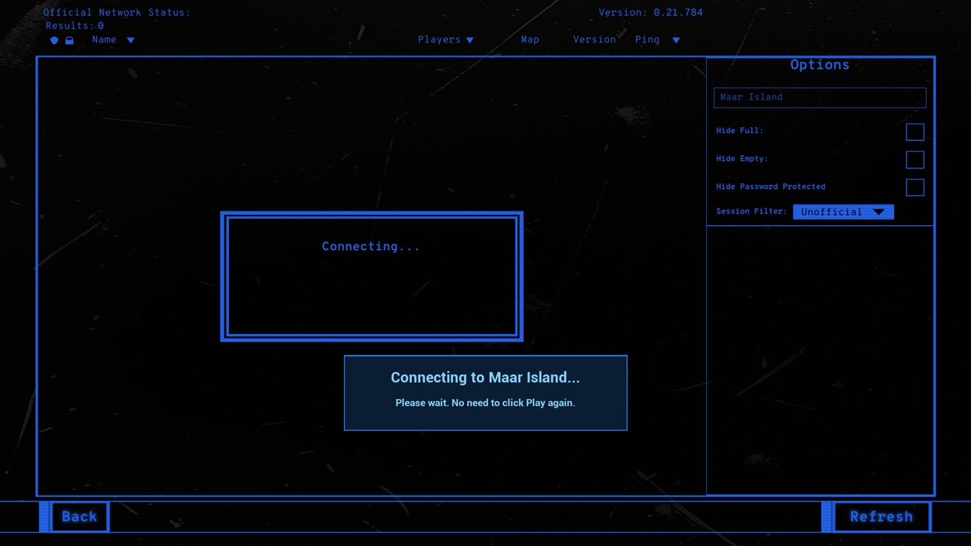ในเกม: Connecting to Maar Island