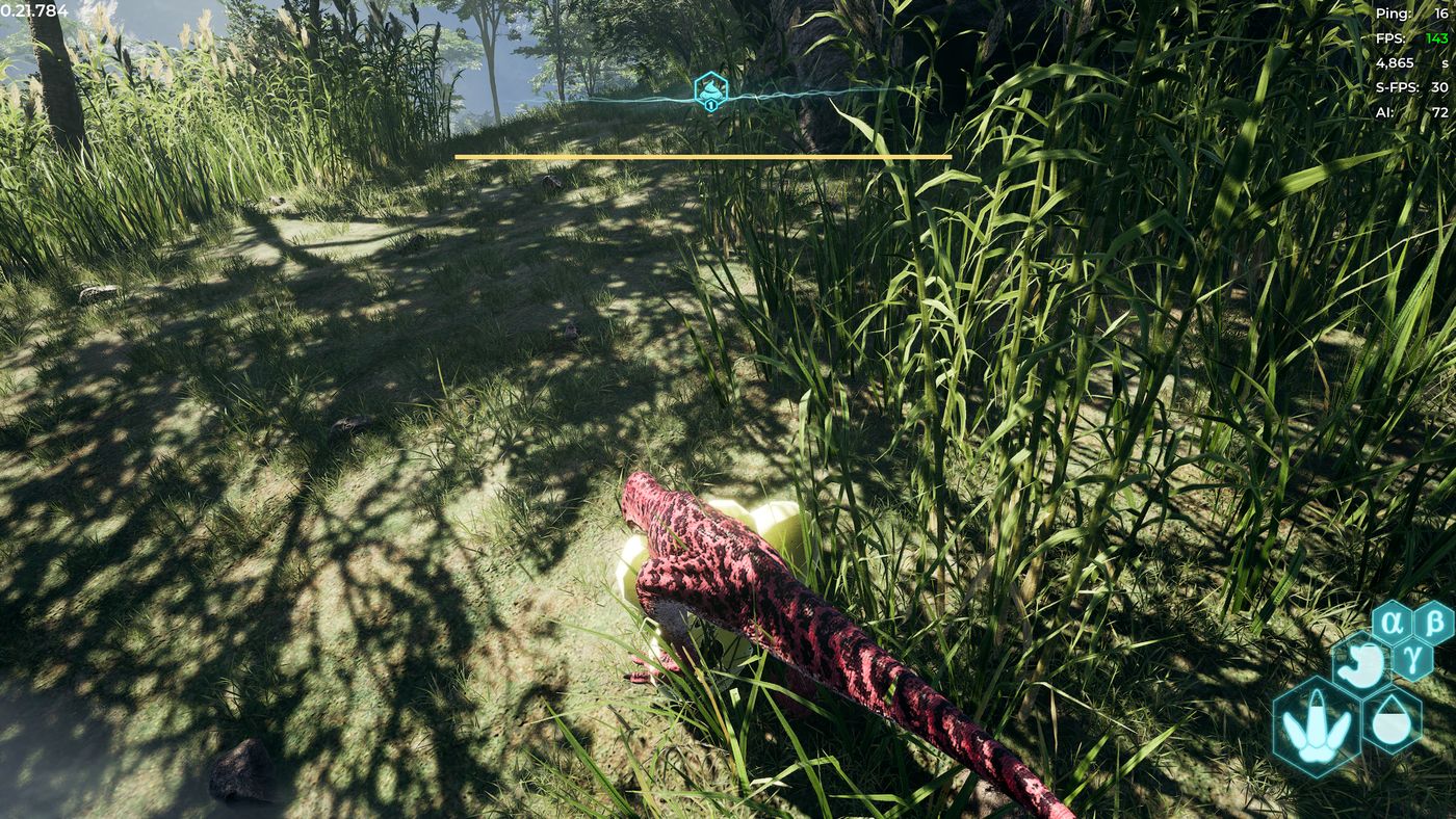 ภาพในเกม ขั้นที่ 3: ดมที่กองมูล 1 จนขีดเต็ม