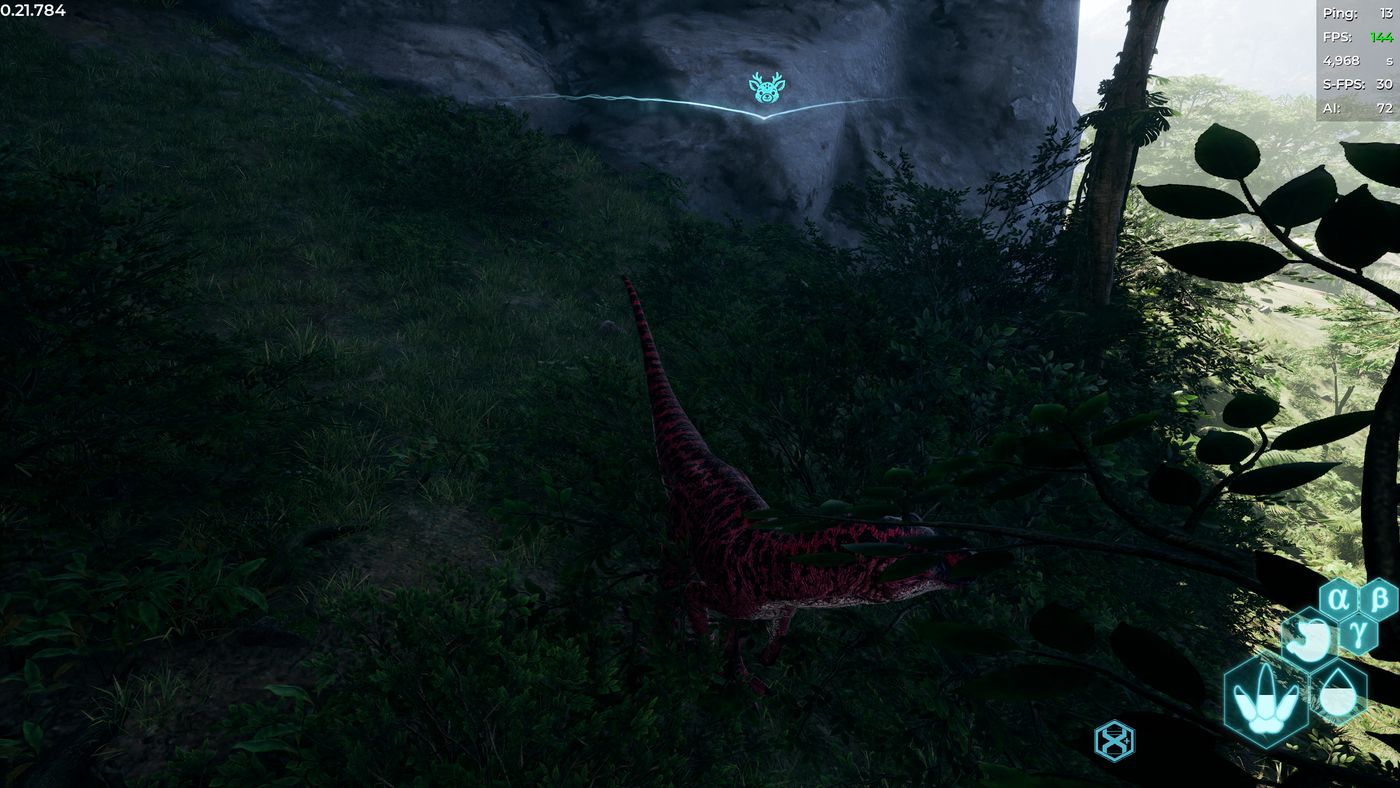 ภาพในเกม ขั้นที่ 6: ขึ้นหน้าสัตว์บนเข็มทิศ